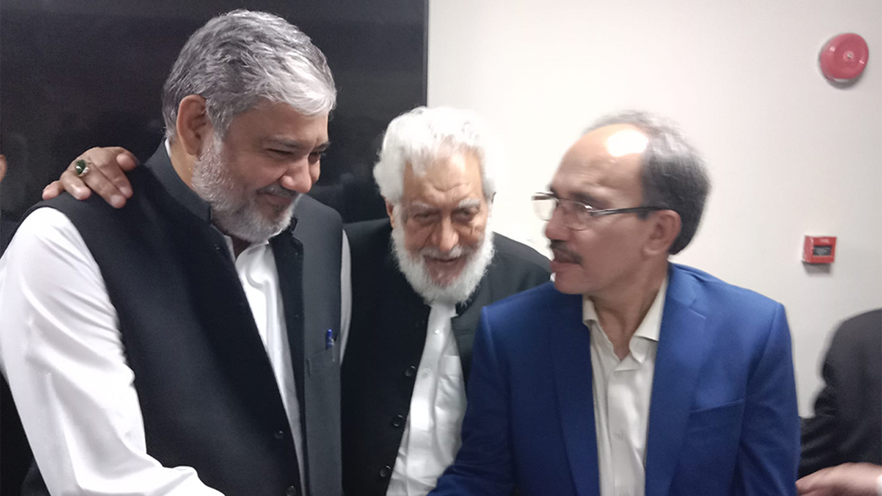 Me with Respected Qazi Muhammad Anwar ASC and Mr.Shadab Advocate in ILF Gathering.