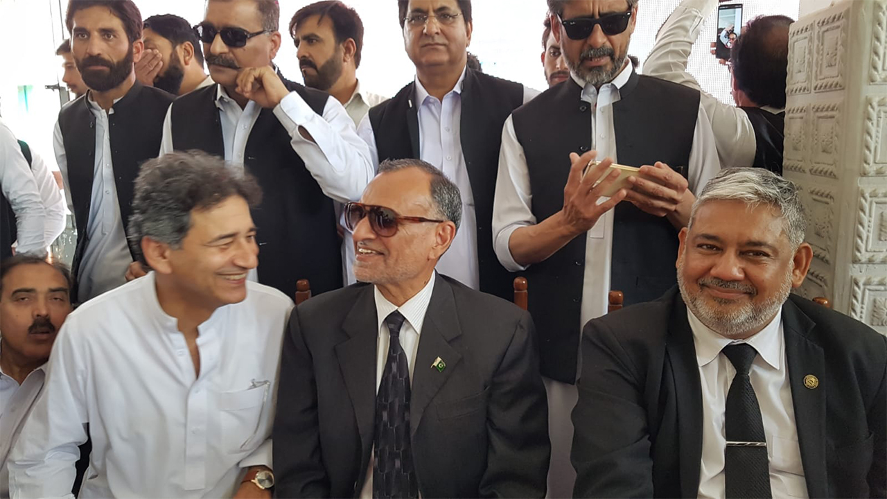 At Takht Bai ILF gathering with Mr. Atif Khan and Mr. Azam Swati.